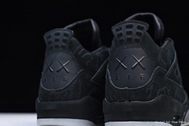 Kicked Out Shoe Store kaws Nike black 001 930155 Jordan Air retro 4 0819